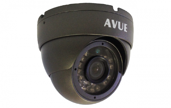 AV765EIRA – 700TVL DARK GRAY DOME CAMERA WITH AUDIO