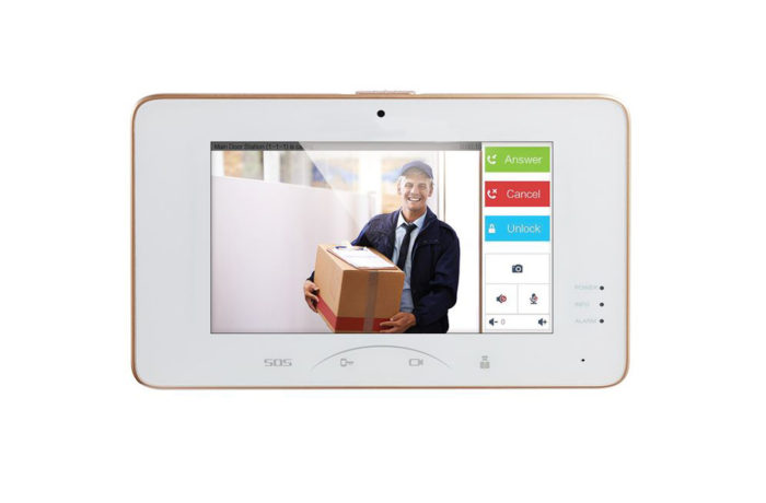 AVDS830T, Video Intercom Indoor Station with 7-inch Touch Screen